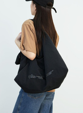 包包女款大容量健身包高级感旅游包轻便绿色大包斜挎防水托特包潮