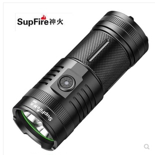 SupFire神火强光手电筒M6可充电家用超亮户外远射大功率LED灯 正品