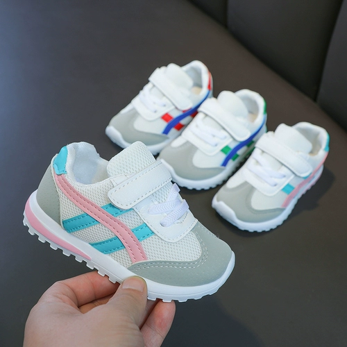 Спортивная обувь для мальчиков, демисезонные дышащие детские туфли, коллекция 2021