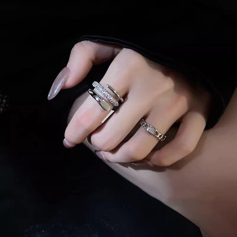 法国【设计师】Glicka 两件套轻奢小众设计开口高级感戒指女