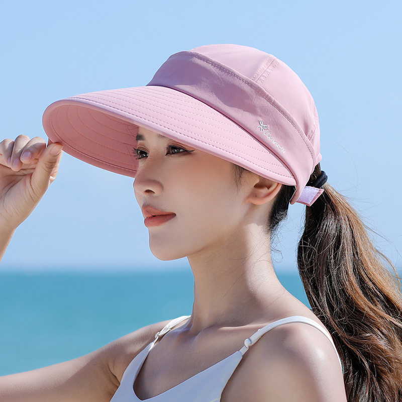 好货防晒帽女夏防紫外线沙滩骑车