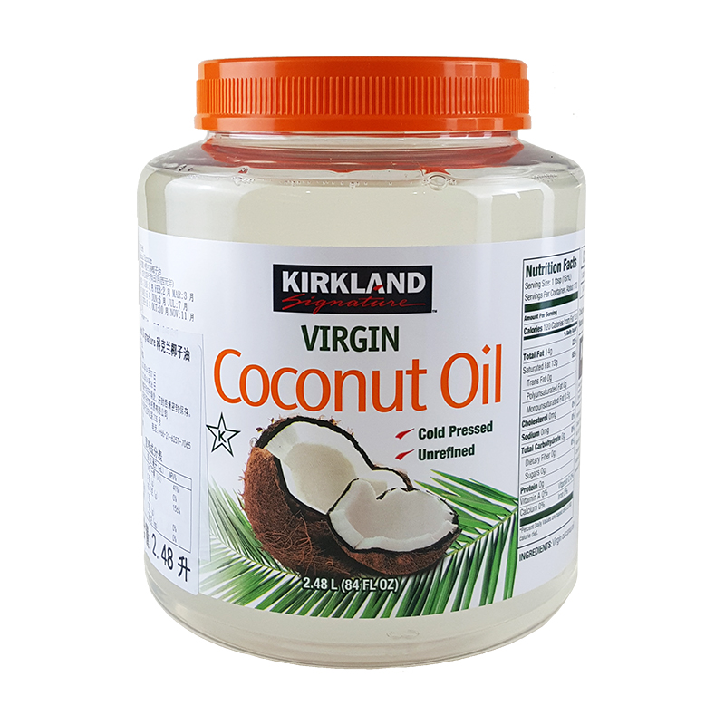 冷夜初榨食用椰子油大包装2.48L