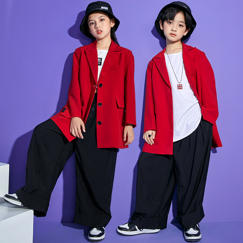儿童女童小西服表演服演出服图片