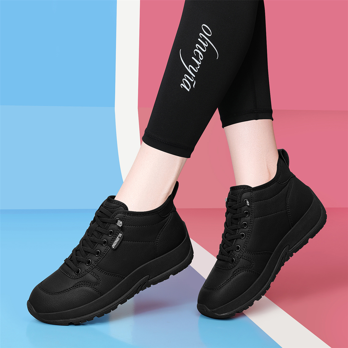 新款秋冬季时尚百搭软底