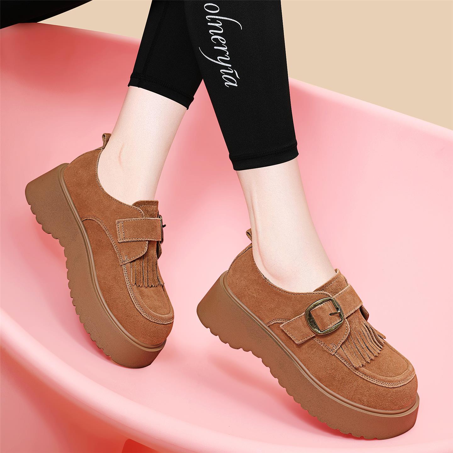 牛皮版！真皮渔夫鞋2025