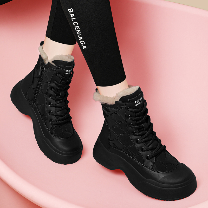 厚底雪地靴女冬季2025新