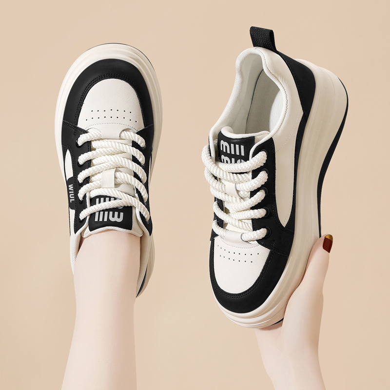 2026新款秋冬季透气小白