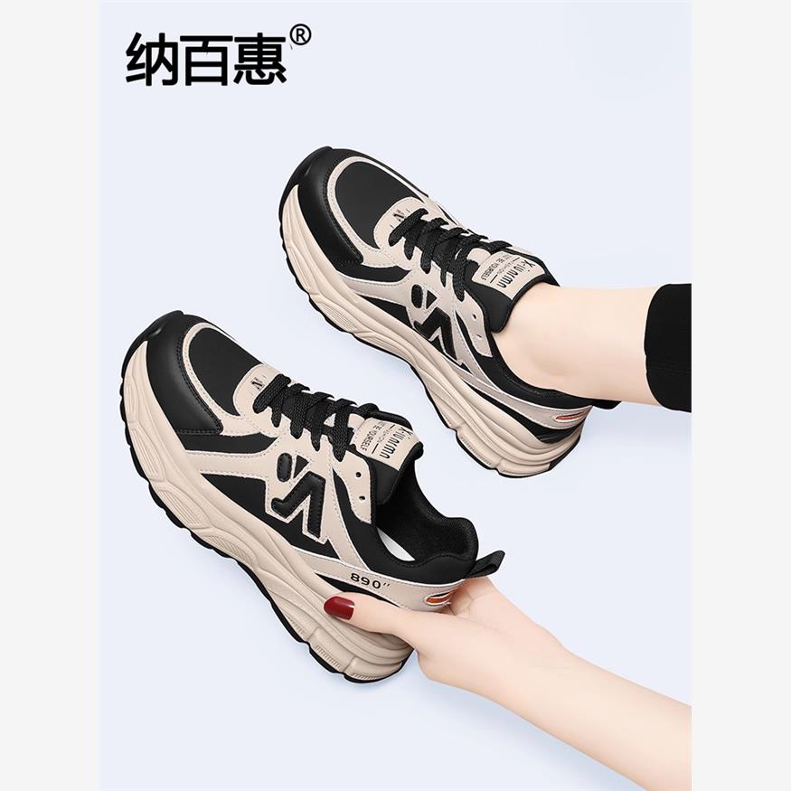 真皮老爹鞋女款2025年新