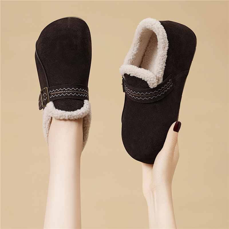 加绒勃肯鞋女冬季2025新