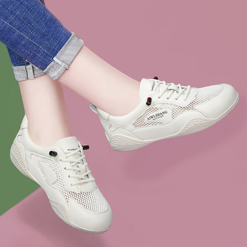 真皮小白鞋女2025新款秋