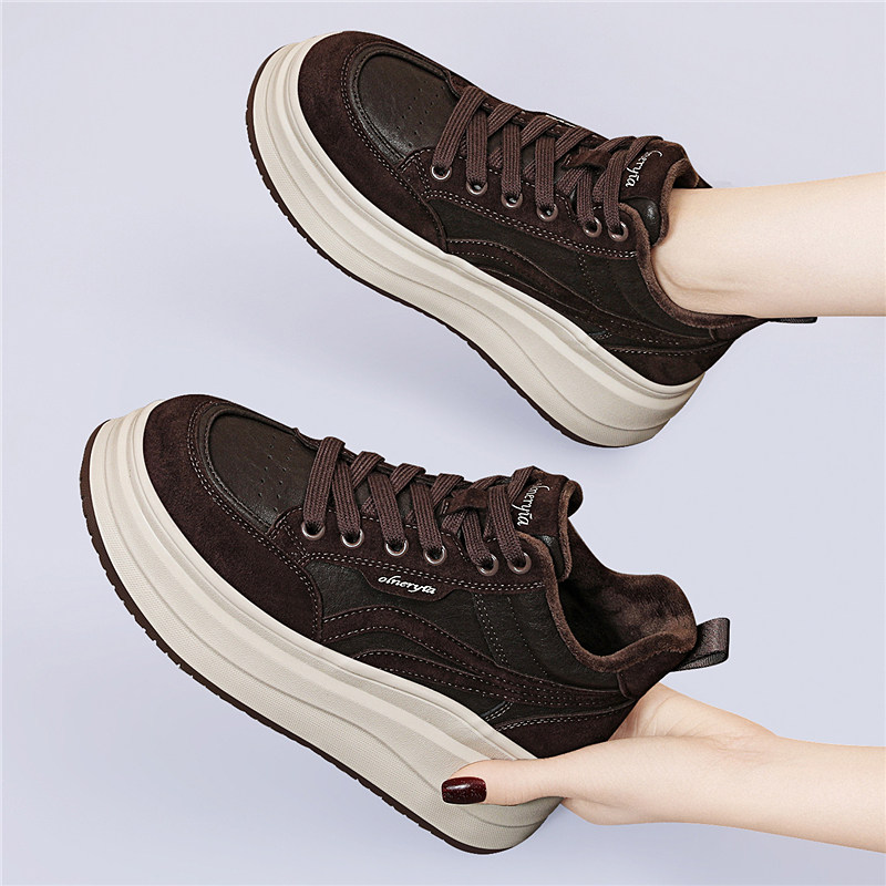 高帮厚底加绒冬季休闲百