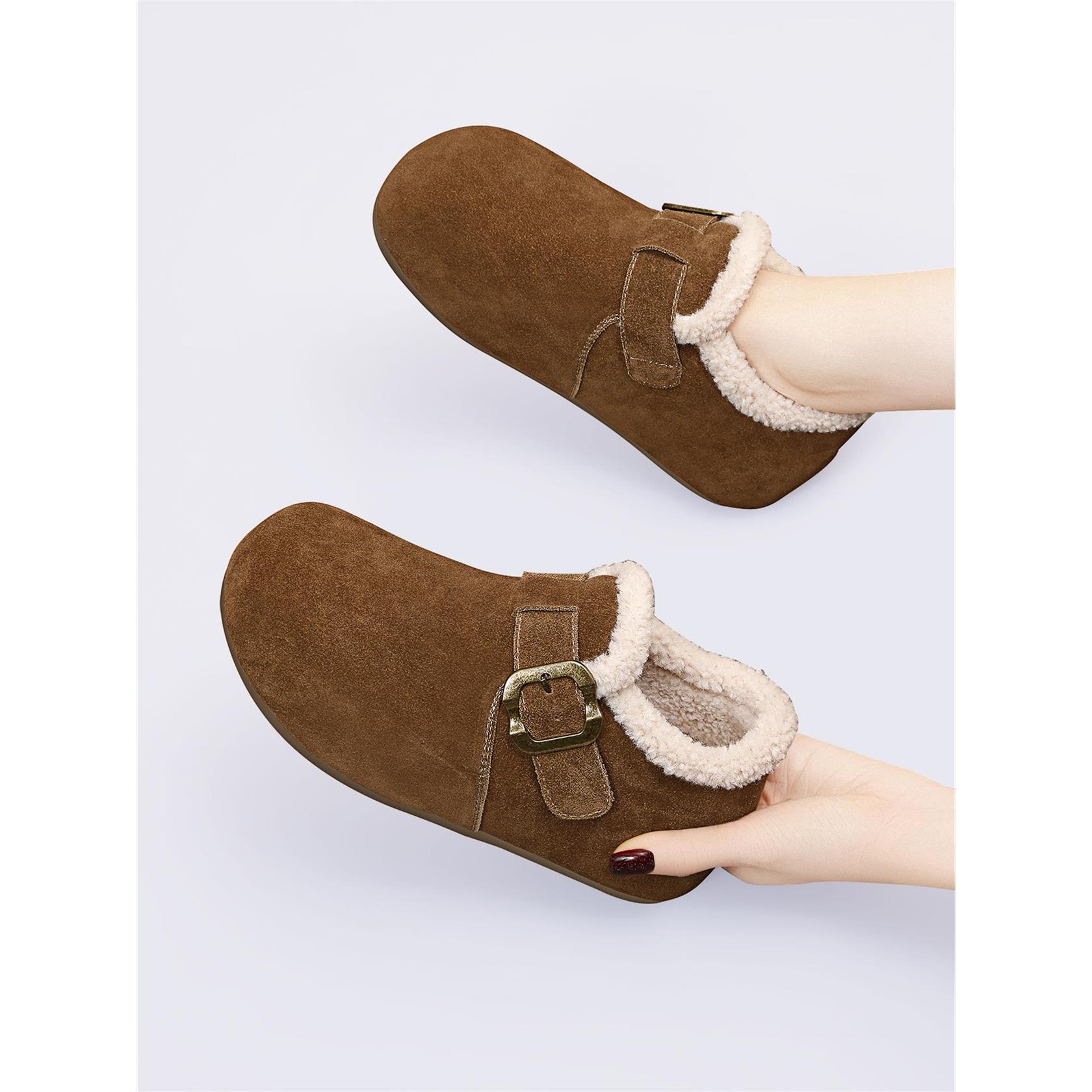 真皮乐福鞋女孕妇鞋秋冬