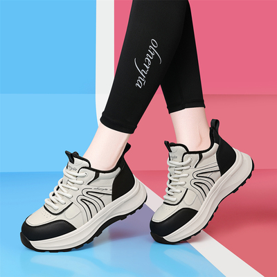 秋季真皮小白鞋女超火202