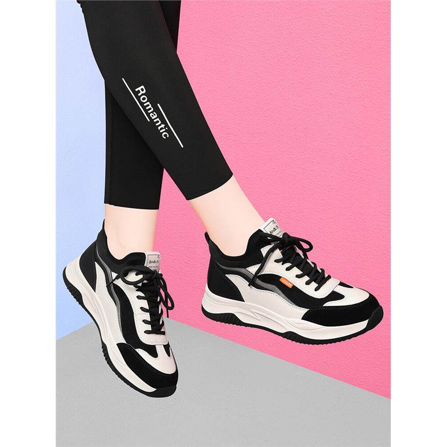 真皮老爹鞋女款2025新款