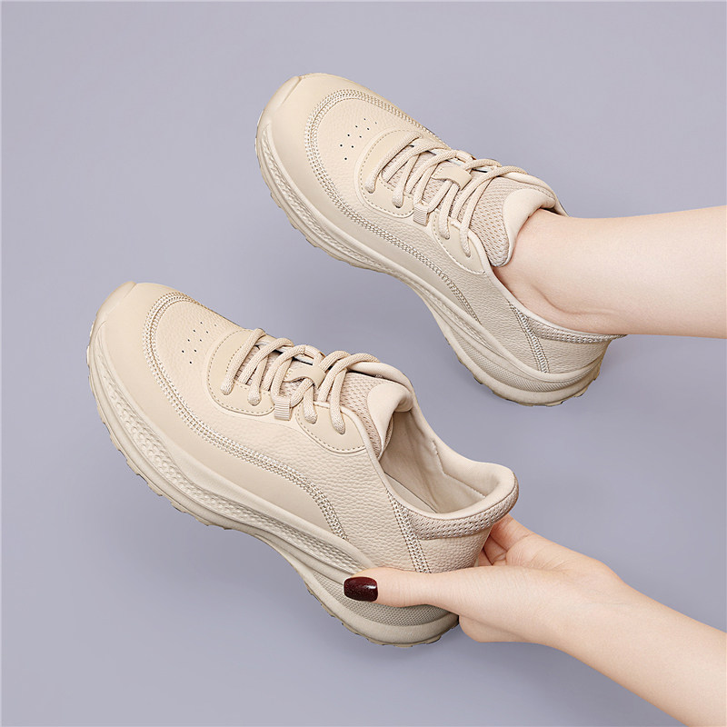 爆款舒适 2025秋季超轻超软【鸡蛋鞋】真皮牛皮休闲运动鞋单鞋女,女鞋,时尚休闲鞋,淘宝优惠券,粉丝福利购,淘宝优惠卷