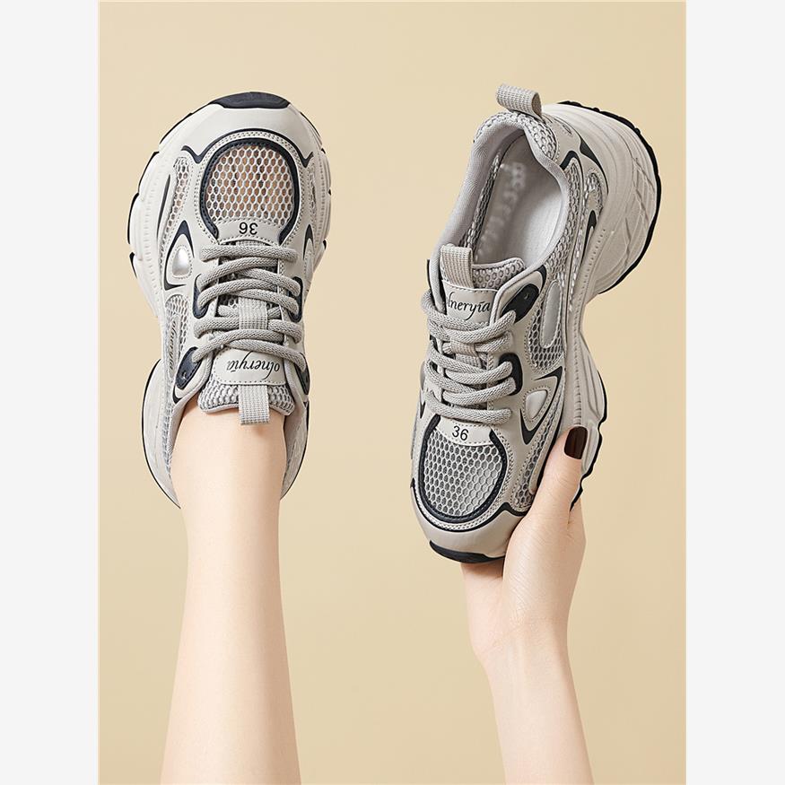 软底老爹鞋女款2025年夏