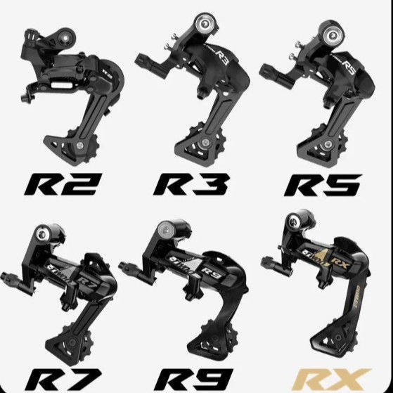 LTWOO蓝图R2R3R5R7R9RX公路车自行车变速器全套套件后拨配件大全 - 实物图