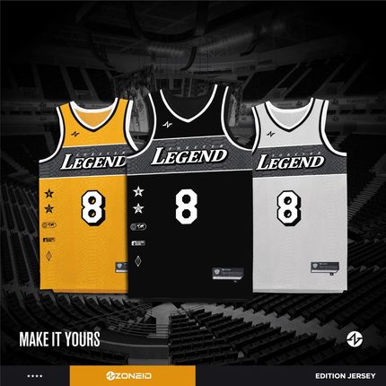 ZONEiD 定制篮球服套装蛇纹系列比赛训练球衣加大宽松透气队服