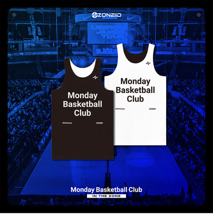 ZONEiD 新款春夏定制速干背心双层双面两面穿运动比赛训练背心