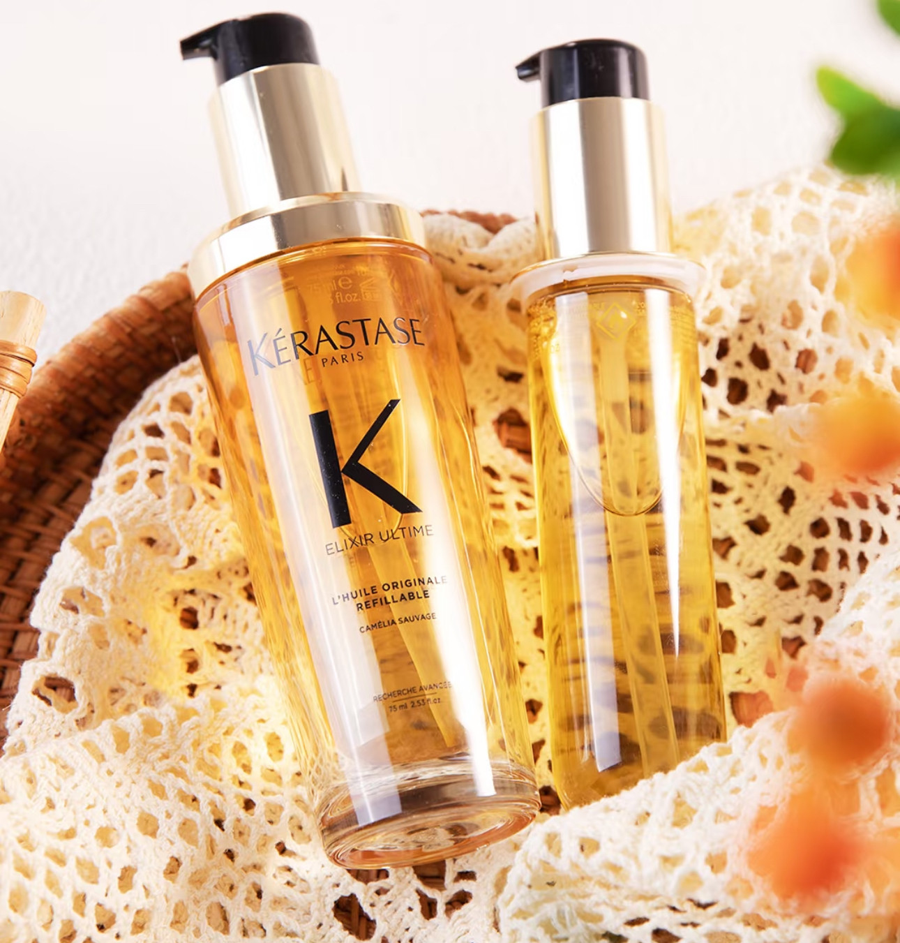 卡诗全新鎏光山茶花黑钻护发精油75ml 修护滋养防毛躁柔顺亮泽,美发护发/假发,护发精油,淘宝优惠券,粉丝福利购,淘宝优惠卷