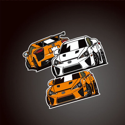 汽车贴纸适用于#lexus#LFA#lexusLFA#Nurburgring 8273