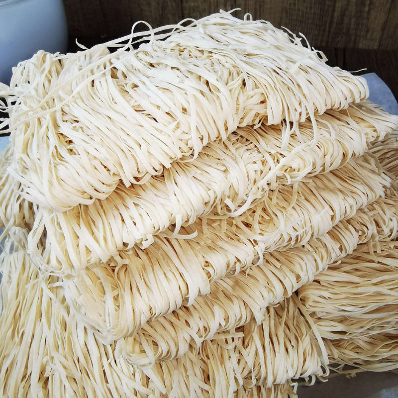 福建福州特产福清特产豆千面黄豆手工面条农家自制土粉条豆千面条