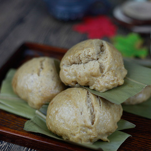 寻味福建福清小吃清蒸三色糯米粿红糖米糕传统糕点白糖米糕起家粿