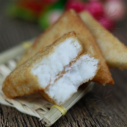 福建芋粿芋头糕三角糕福州特色小吃福清特产香芋糕早餐早点夜宵