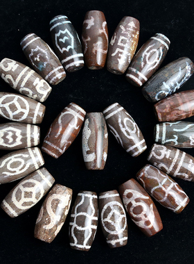 项链宝瓶天珠结缘吊坠