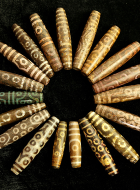 项链吊坠至纯风古玩结缘老天珠