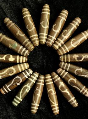 至纯风图腾古玩老天珠