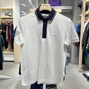 法国正品鳄­鱼简约小标男士商务POLO短袖夏季纯棉防晒舒适潮流男