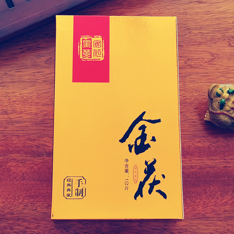 安化黑茶正宗正品1kg金茯纯手工手筑茯砖茶金花特级礼盒湖南茶