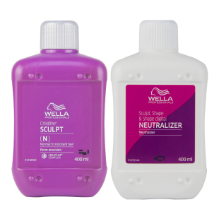 进口WELLA威娜润护弹力焕活冷烫烫发剂400ml套装冷烫精烫卷发水