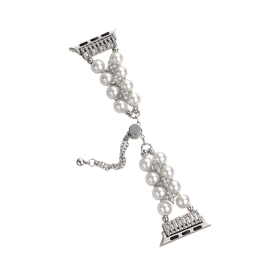 iwatchs9/10水晶珍珠链链条表带