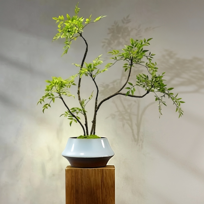 绿植花盆桌面复古陶瓷盆高温花盆花盆