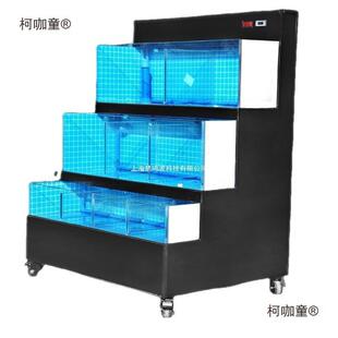 麦太保 海鲜池商用饭店海鲜缸贝类池超市水产店卖鱼鱼缸移动式