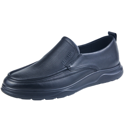 万里商务休闲皮鞋牛皮革