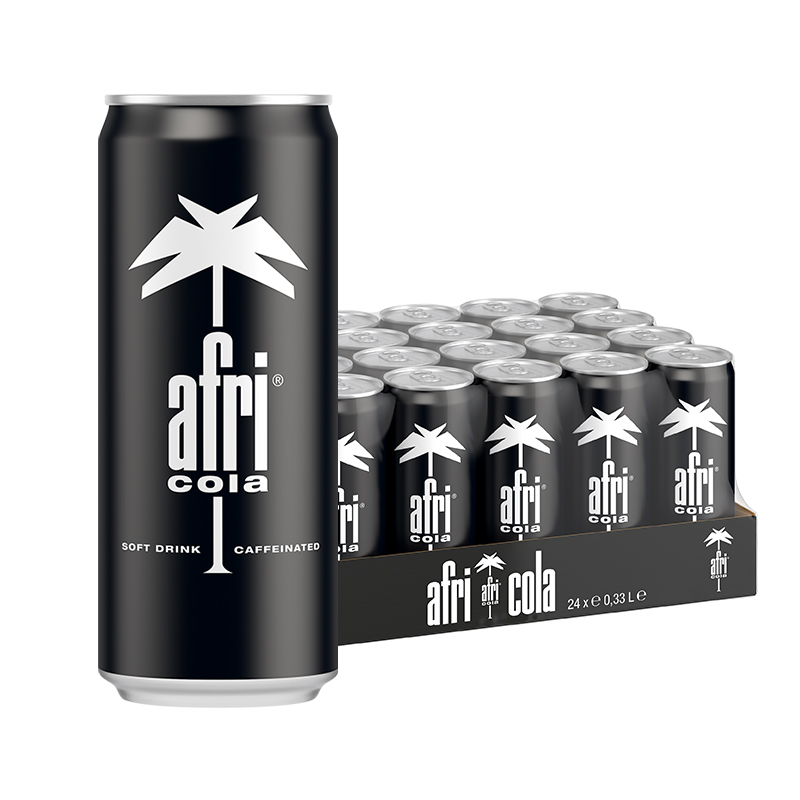 德国原装进口afri-cola可乐汽水碳酸型饮料 330ml*24罐 整箱装