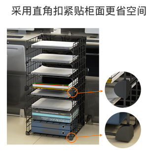 高中试卷收纳整理神器a3a4文件夹多层架子小学生卷子考卷分类神器