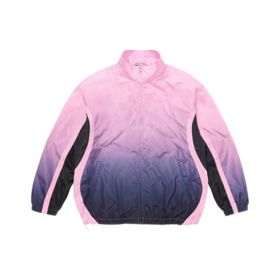 FCG＆FW25联名Gradient Track Jacket渐变刺绣徽标拉链夹克套装