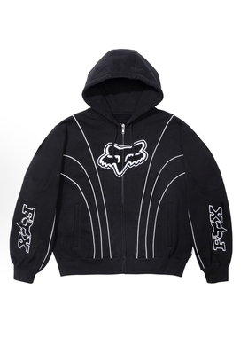 FCG＆FW25 联名Zip Up Hooded Sweattshirt Logo图案拉链连帽外套