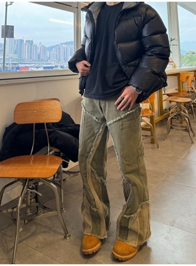 FCG自主23SS Ripstop Down Parke纯色简约百搭机能拉链连帽羽绒服