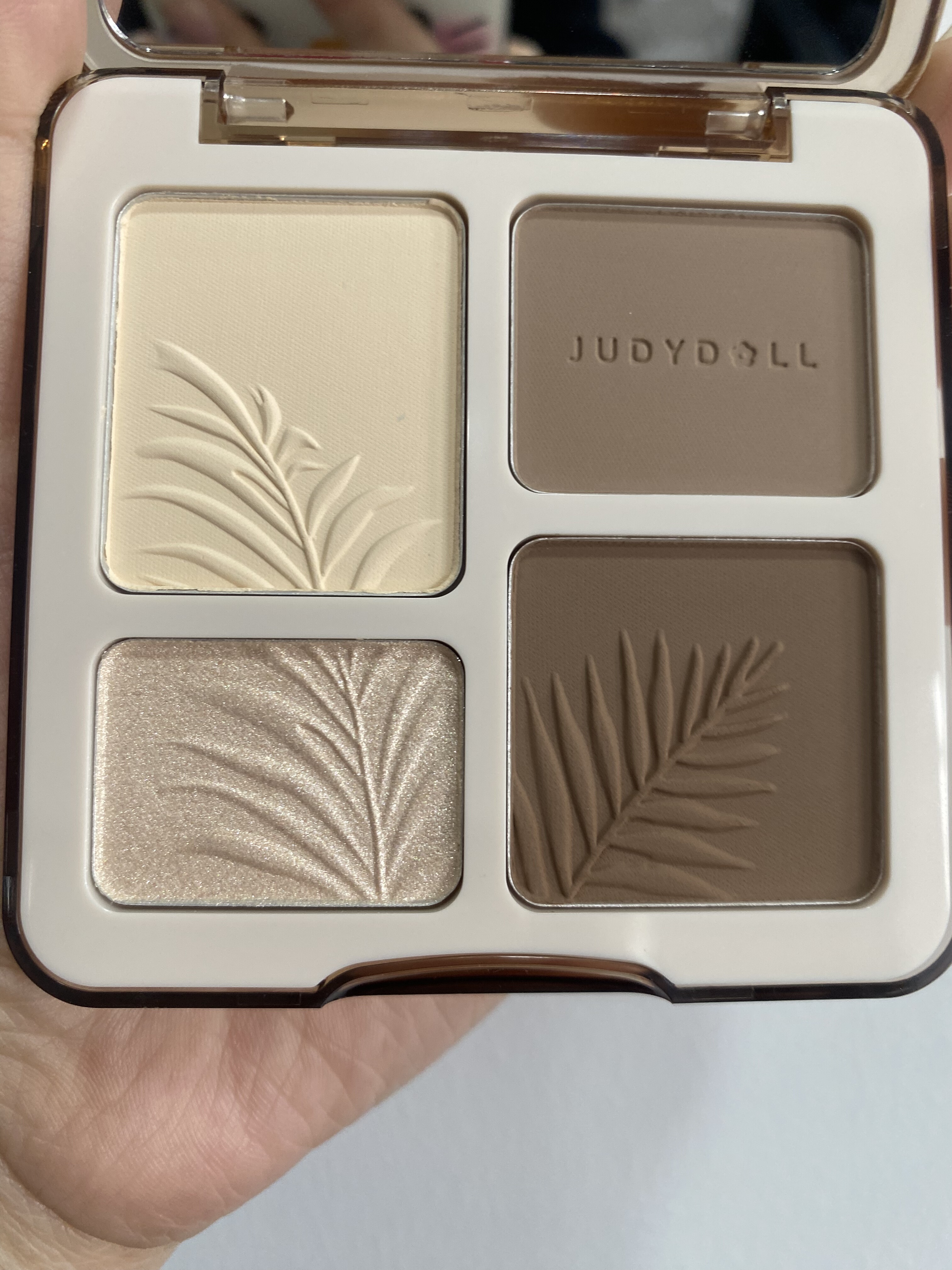 juduo橘朵高光修容一体盘腮红鼻影阴影眼影侧影三合一面部哑光02