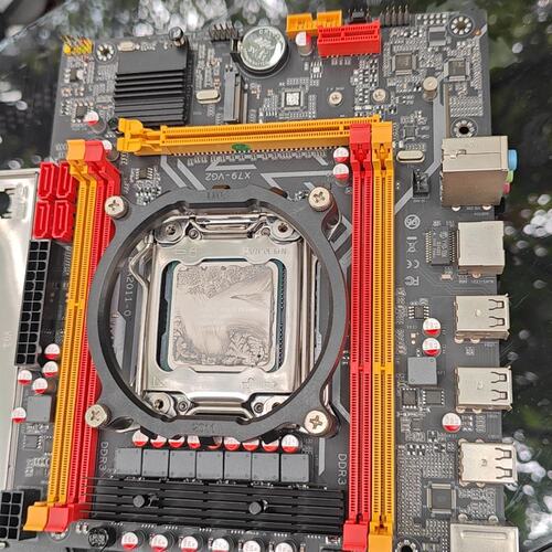 议价X79主板+E5 2660v2cpu套装，拆机件，带M.2接