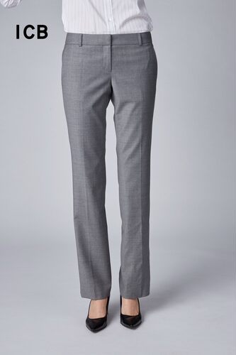 通勤直筒羊毛混纺正装裤商场同款