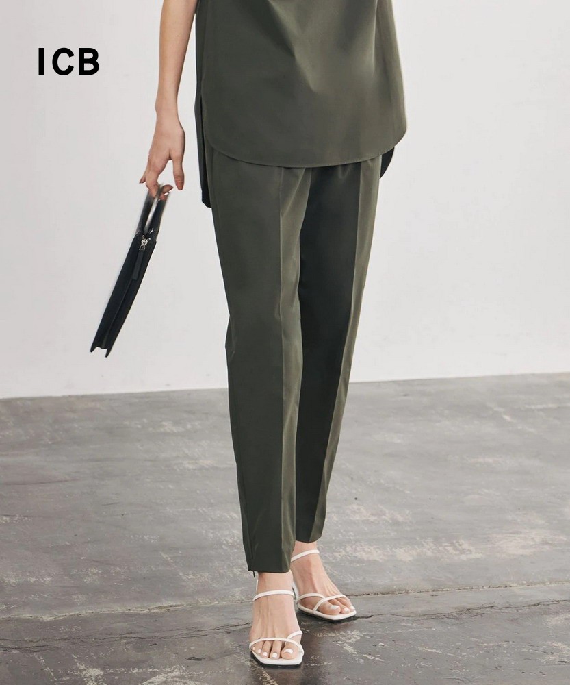 宽松松紧腰运动哈伦长裤商场同款