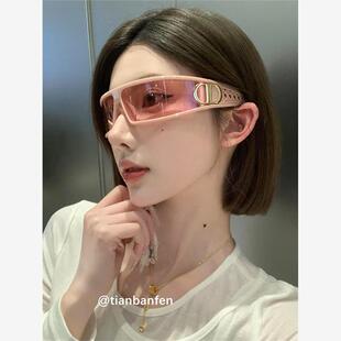 拍照神器~时髦未来感CD墨镜发箍二合一女款2025高级感显脸小发饰