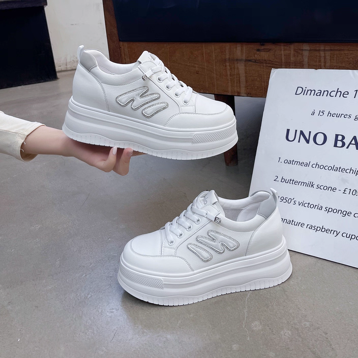春达厚底小白鞋女2026春季新款百搭舒适软底女鞋透气休闲运动板鞋,女鞋,时尚休闲鞋,淘宝优惠券,粉丝福利购,淘宝优惠卷