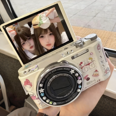 ccd数码学生校园照相机自拍双摄超清像素复古卡片机旅游随身相机